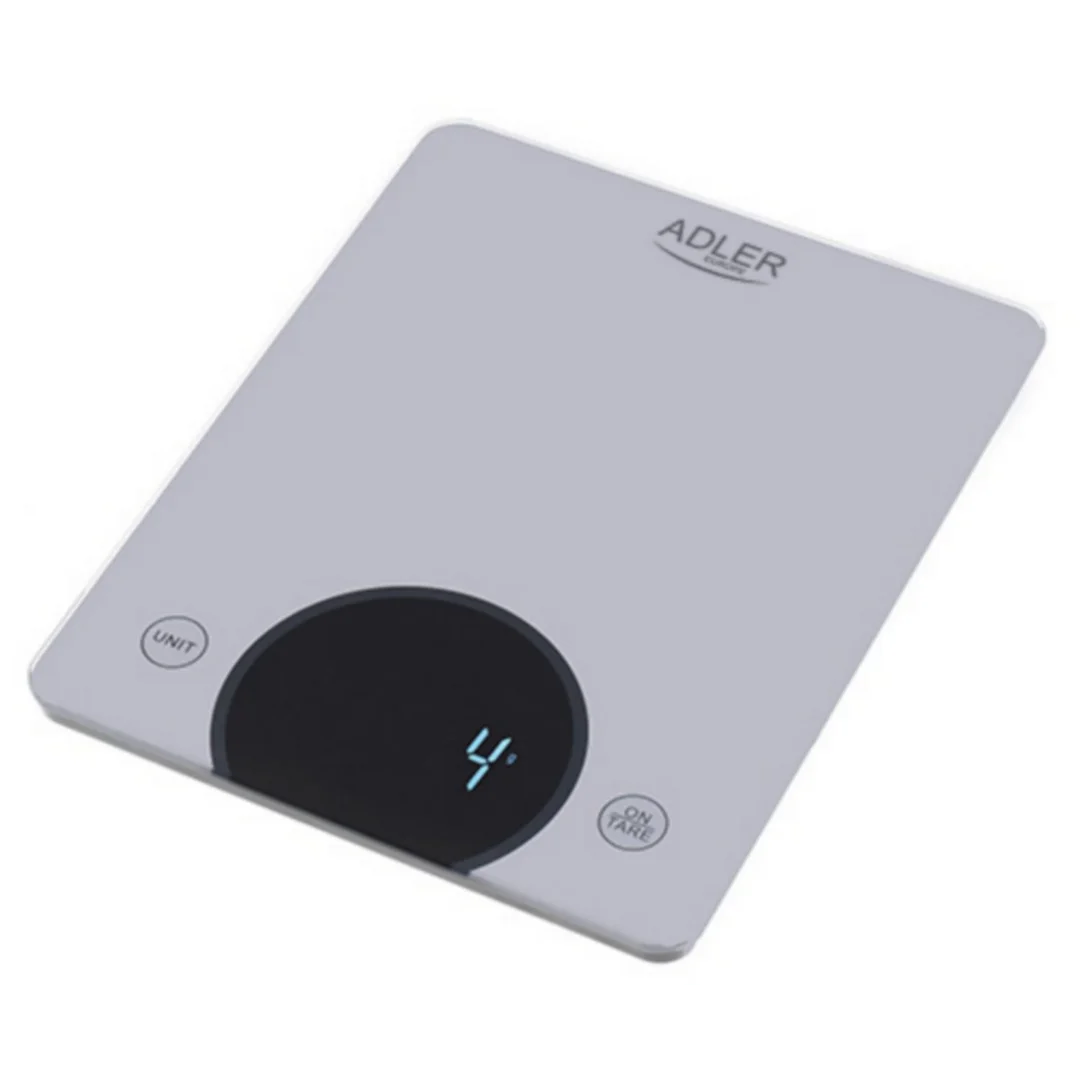 Waga Kuchenna - do 10kg - LED ADLER AD 3173 silver — zdjęcie 6