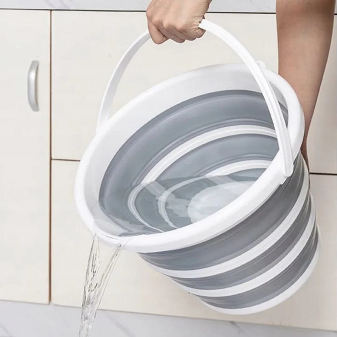 Wiadro silikonowe składane 10L — zdjęcie 8