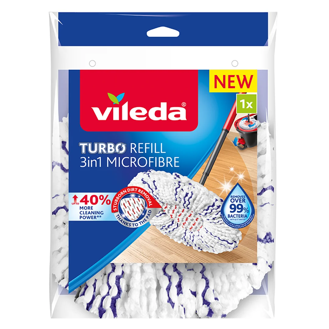 Wkład do mopa obrotowego Vileda TURBO 3w1 Microfibre — zdjęcie 2