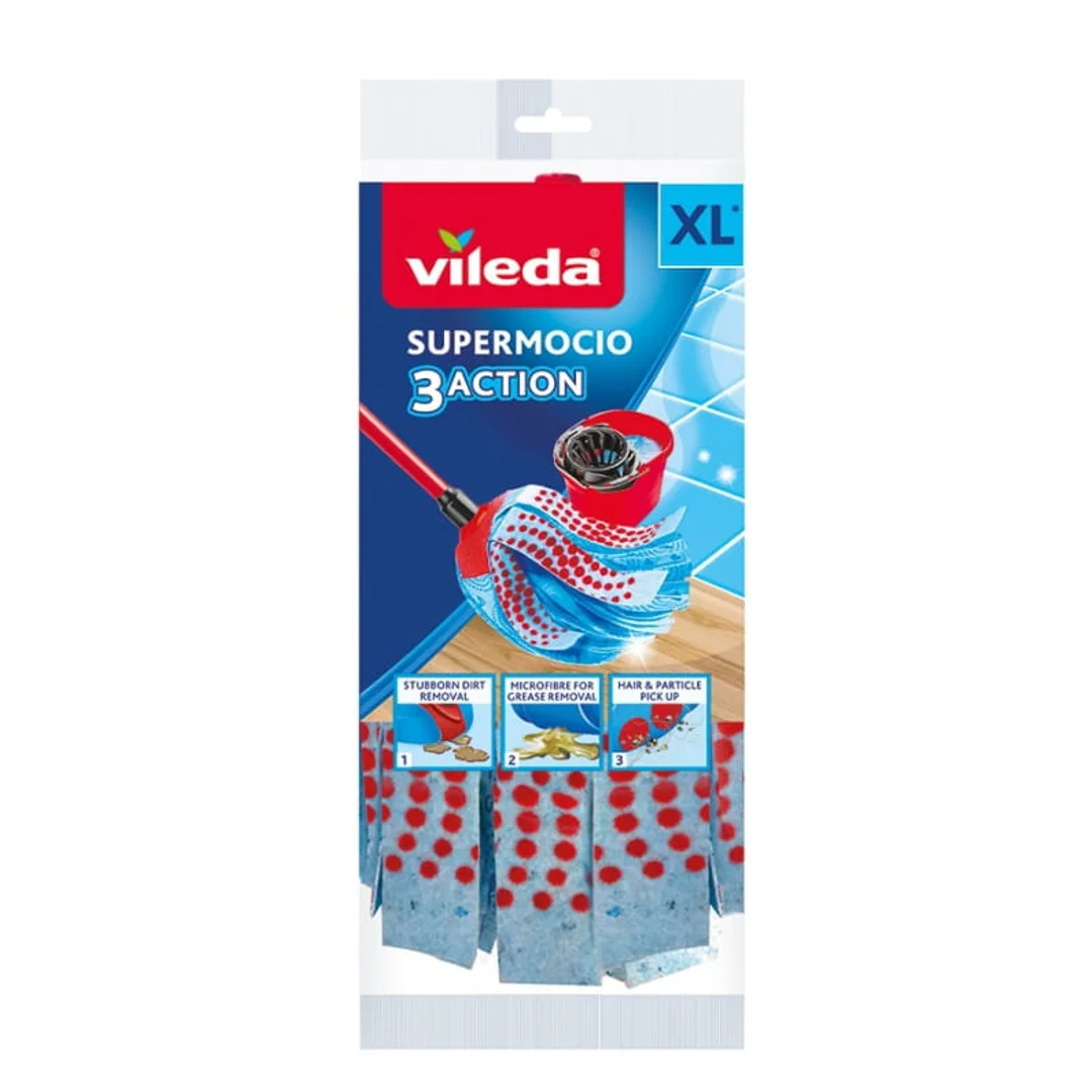 Wkład do mopa Vileda 3Action Velour XL — zdjęcie 2