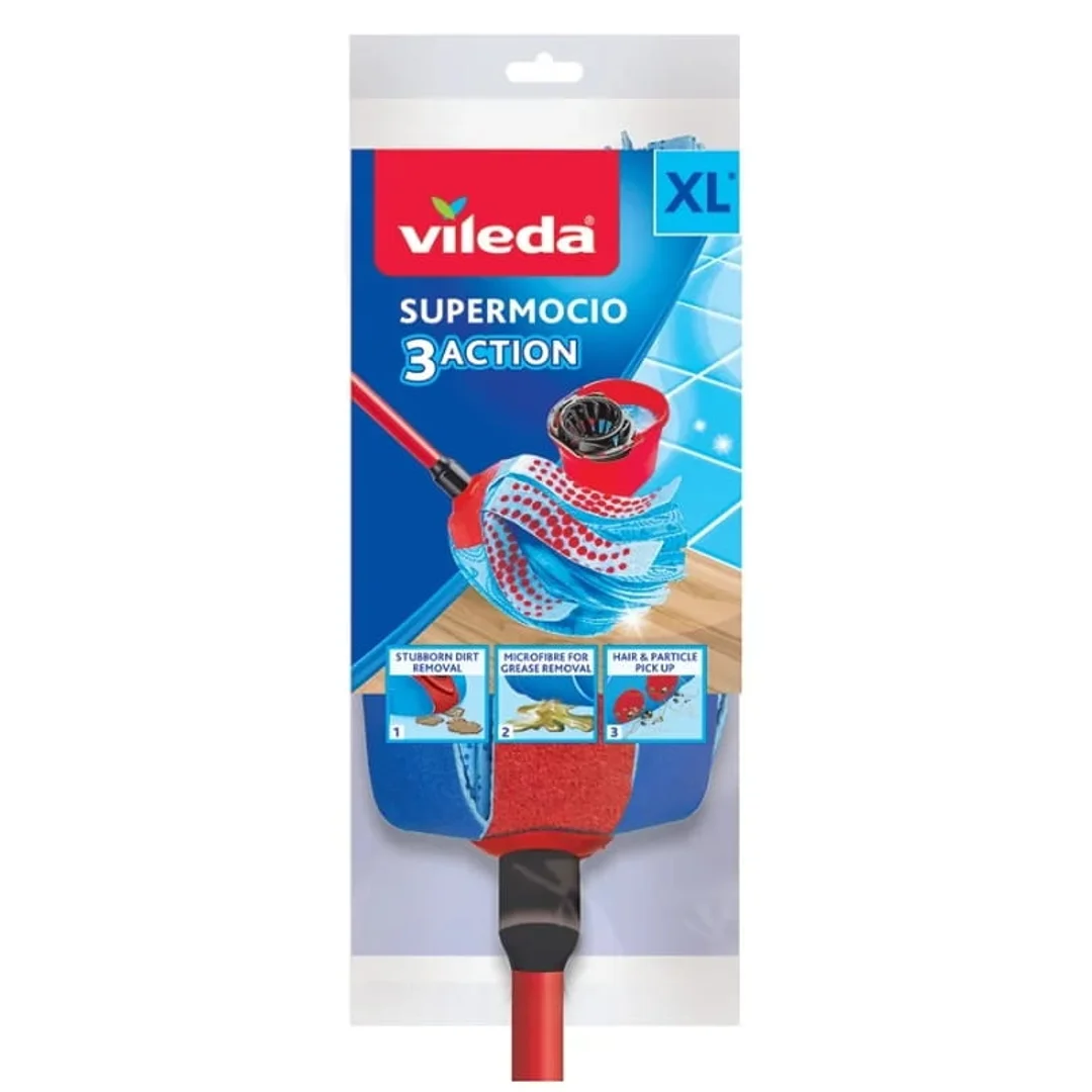 Wkład do mopa Vileda 3Action Velour XL — zdjęcie 4