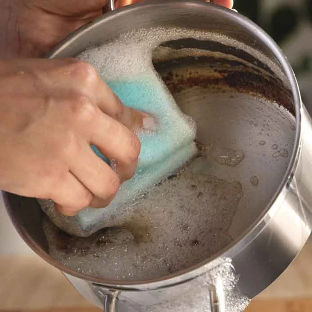 Zmywak profilowany z enzymami Vileda Pro Clean 3 szt. — zdjęcie 5