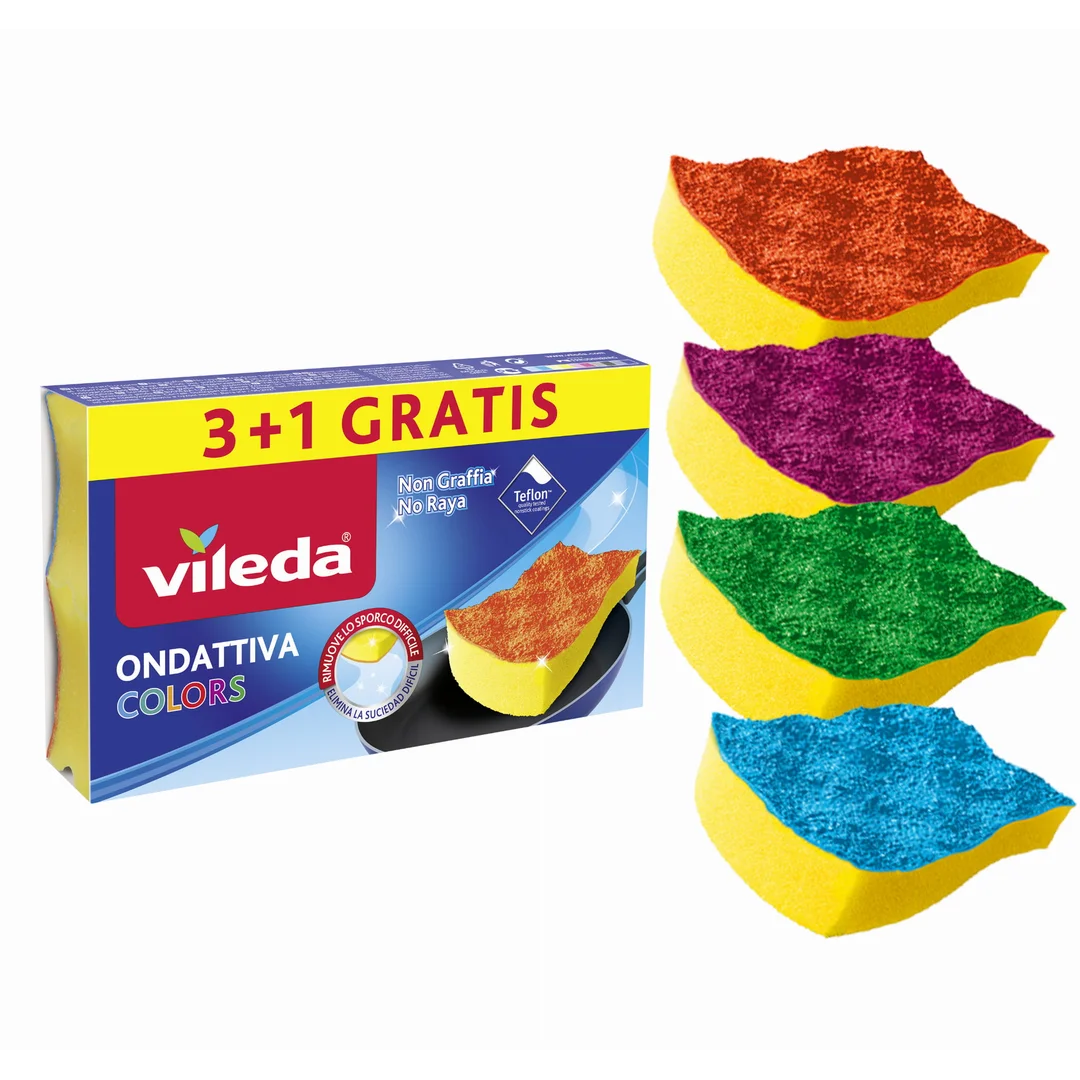 Zmywak Vileda Pur Active Colors 4 szt. — zdjęcie 2