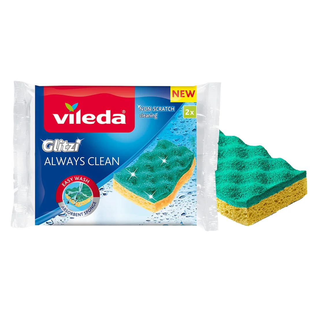 Zmywak wiskozowy Vileda Glitzi Always Clean 2 szt. — zdjęcie 8