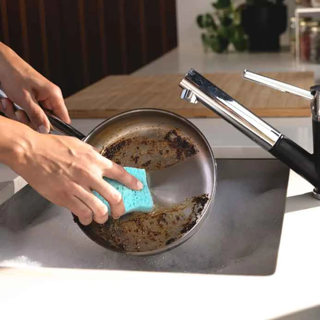 Zmywak wiskozowy z enzymami Vileda Pro Clean 2 szt. — zdjęcie 5