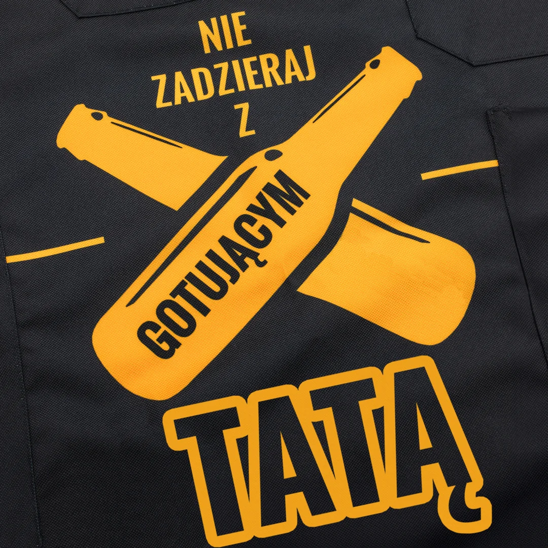 Fartuch dla gotującego TATY - prezent dla Taty - prezent na Dzień Ojca — zdjęcie 4