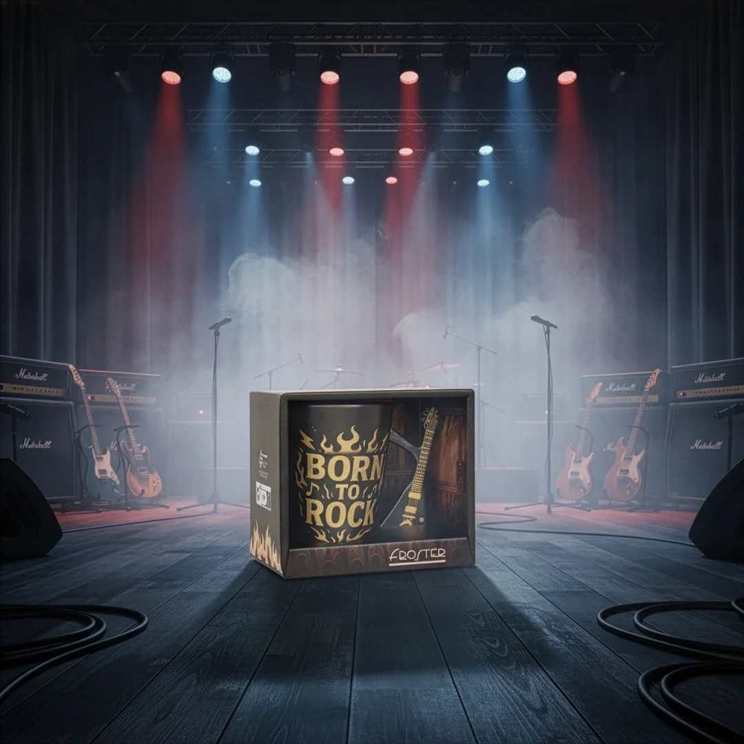 Kubek Gitara Elektryczna - V Style - prezent dla fana rocka, dla gitarzysty — zdjęcie 6