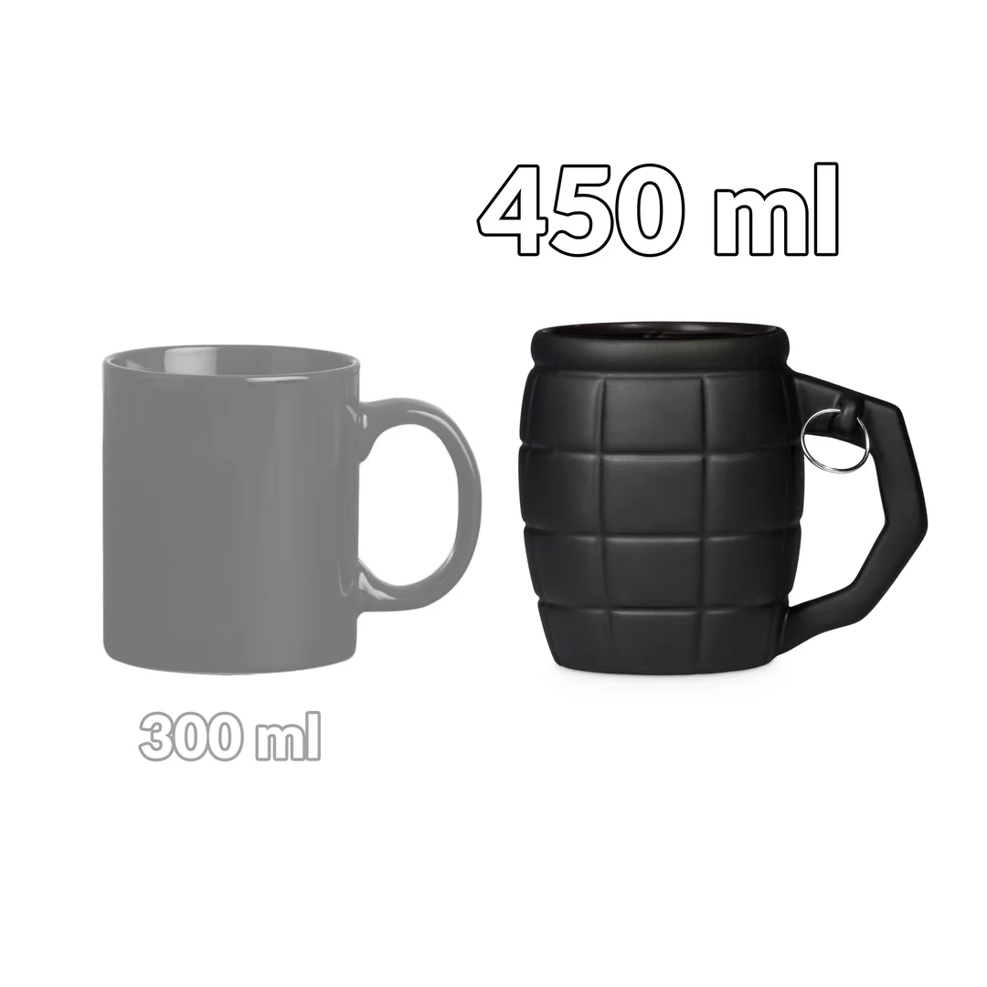 Kubek Granat Czarny 450 ml militarny dla faceta — zdjęcie 4