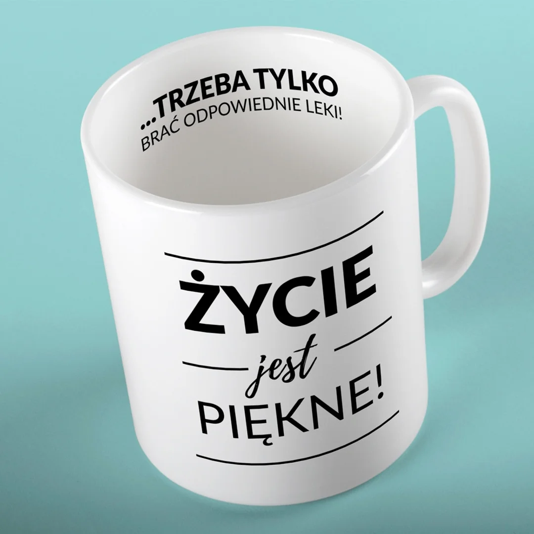 Kubek Życie jest piękne — zdjęcie 4