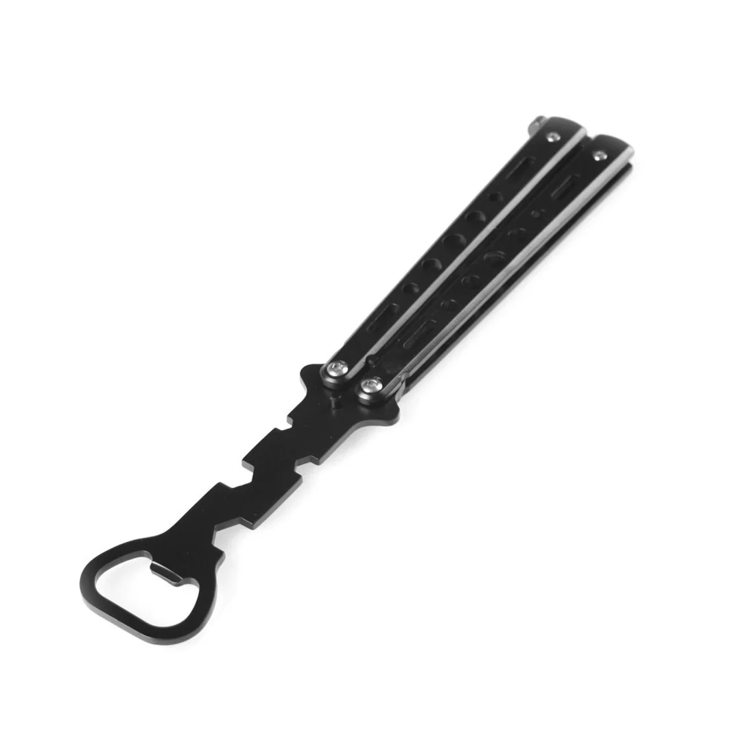 Otwieracz Motylkowy balisong treningowy czarny — zdjęcie 2