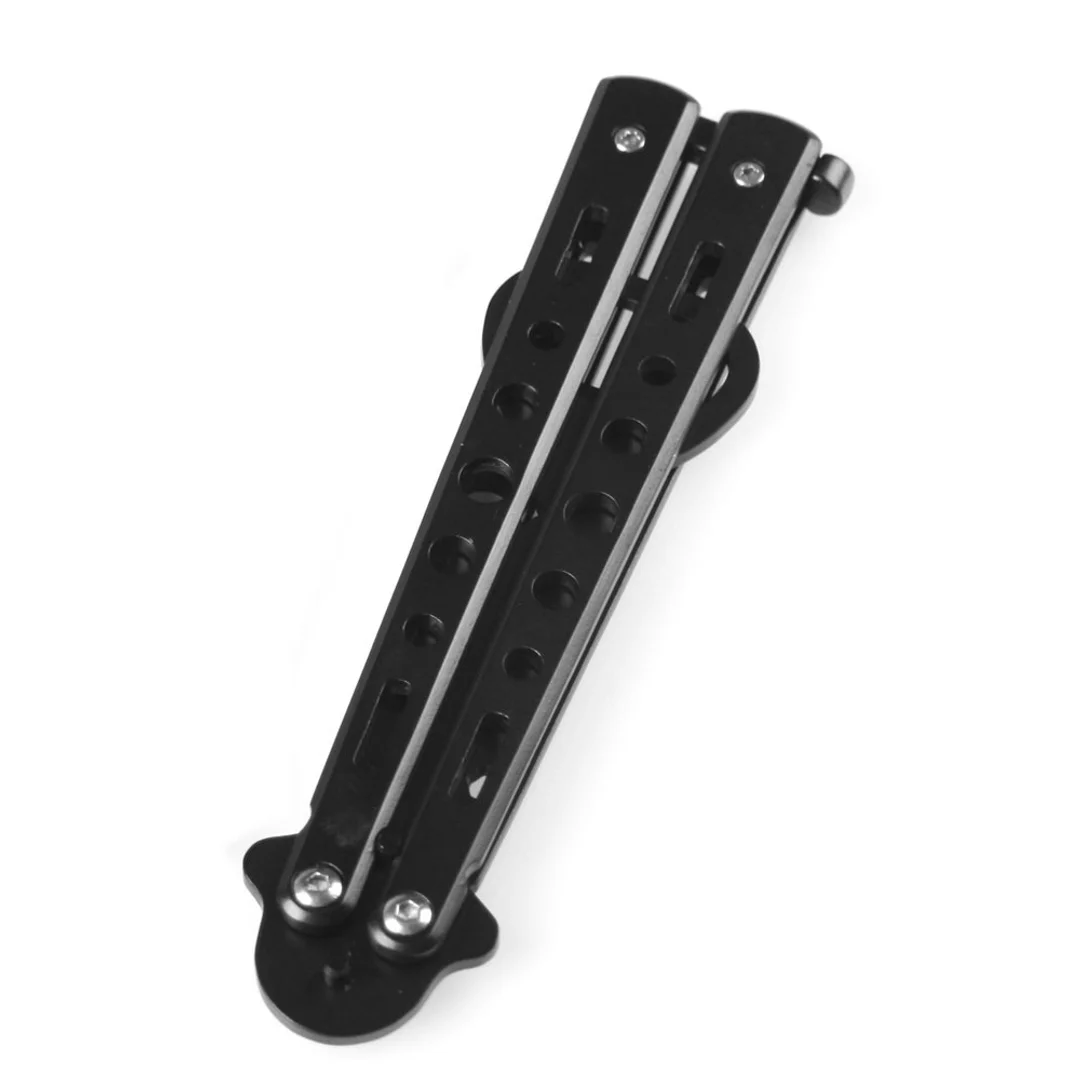 Otwieracz Motylkowy balisong treningowy czarny — zdjęcie 3