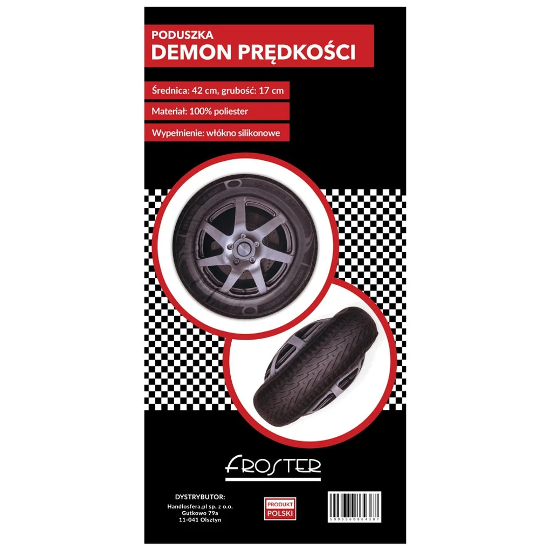 Poduszka Demon Prędkości dla CHŁOPAKA kierowcy — zdjęcie 8