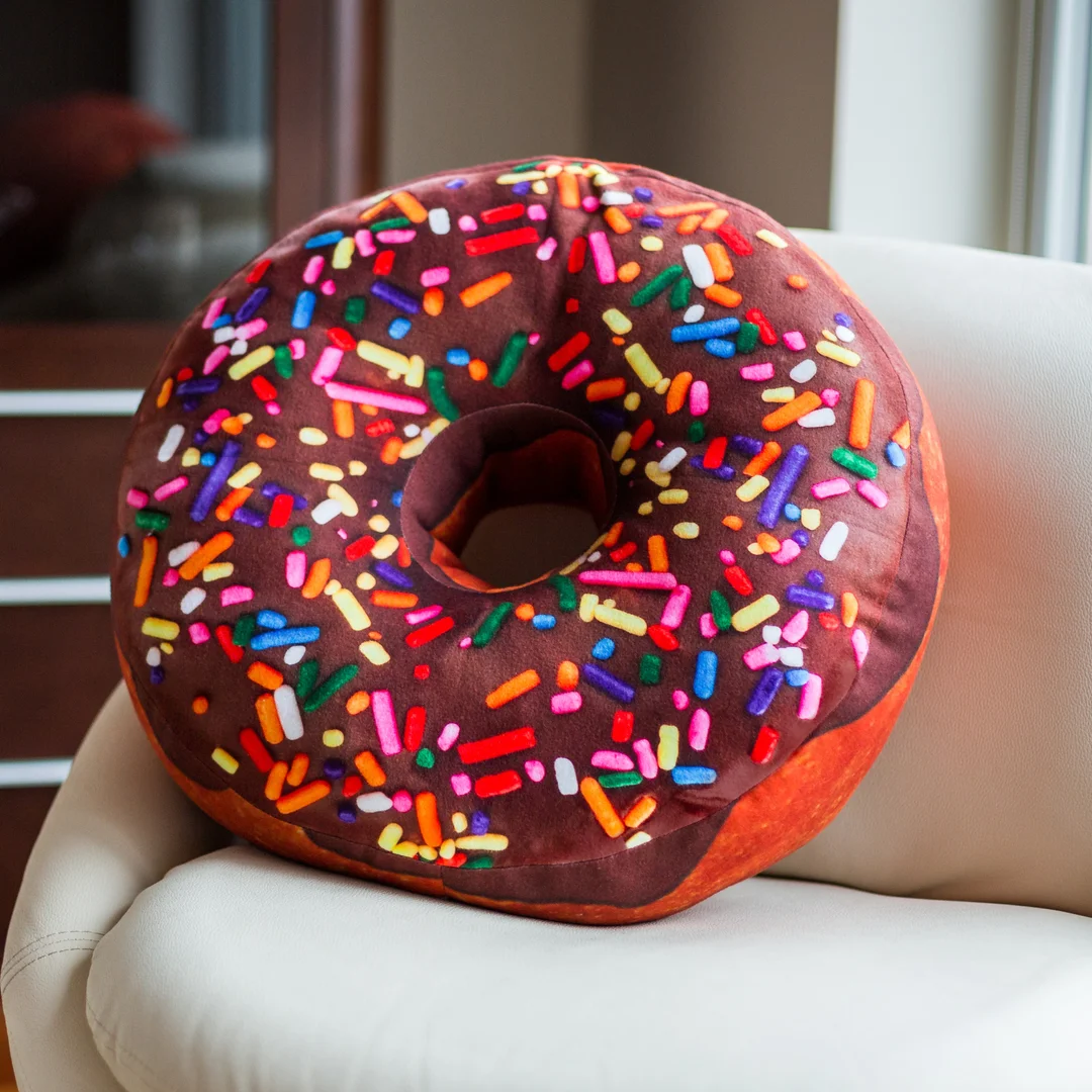 Poduszka Gigantyczny Donut Pączek pufa siedzisko — zdjęcie 3