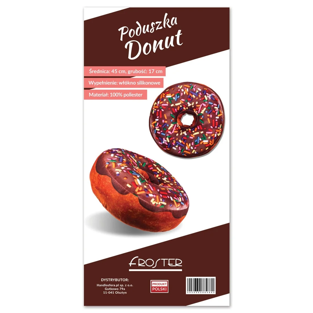 Poduszka Gigantyczny Donut Pączek pufa siedzisko — zdjęcie 12