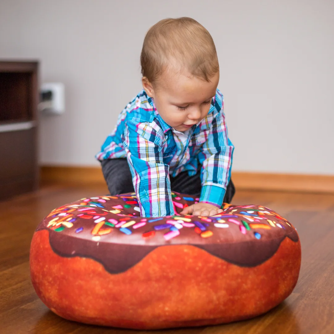 Poduszka Gigantyczny Donut Pączek pufa siedzisko — zdjęcie 9