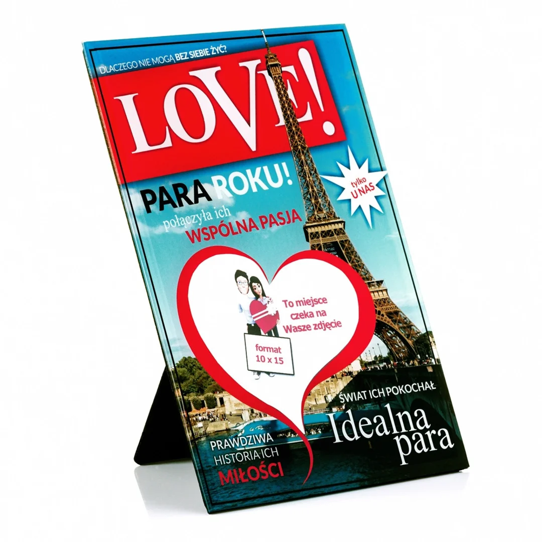 Ramka na zdjęcia LOVE okładka magazynu prezent — zdjęcie 5