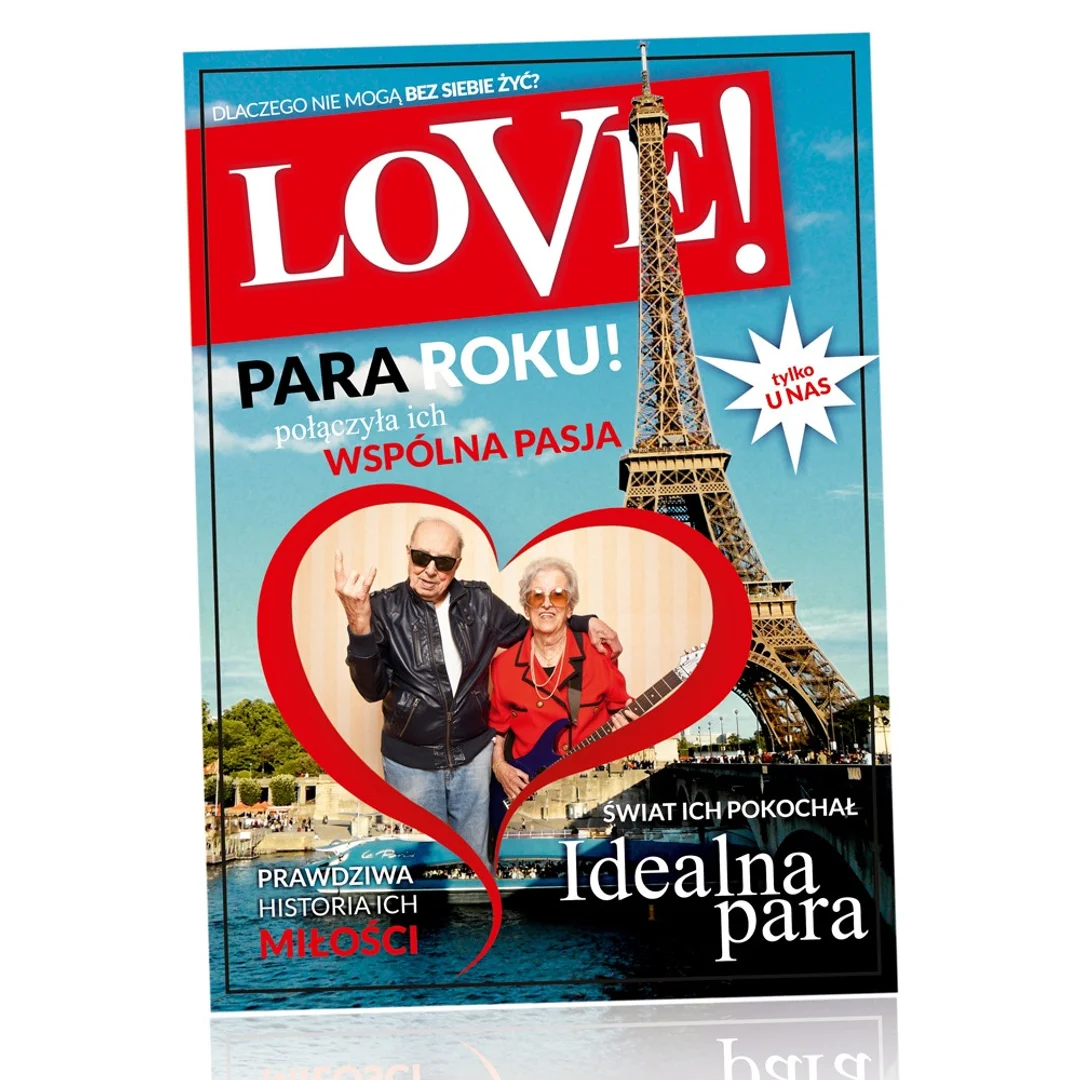 Ramka na zdjęcia LOVE okładka magazynu prezent — zdjęcie 7