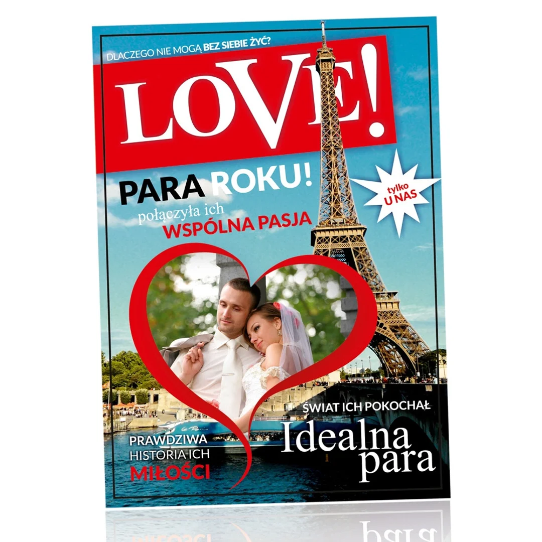 Ramka na zdjęcia LOVE okładka magazynu prezent — zdjęcie 8