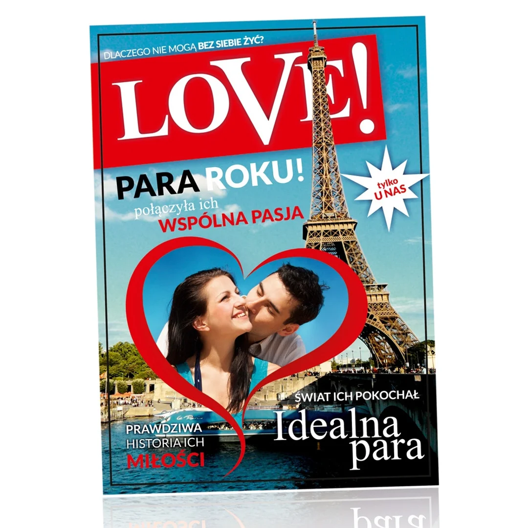Ramka na zdjęcia LOVE okładka magazynu prezent — zdjęcie 9
