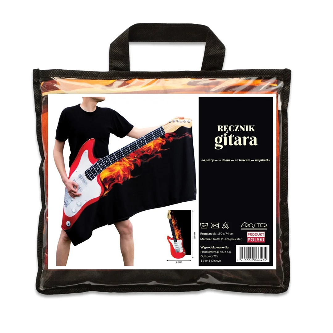Ręcznik GITARA elektryczna prezent dla gitarzysty — zdjęcie 8