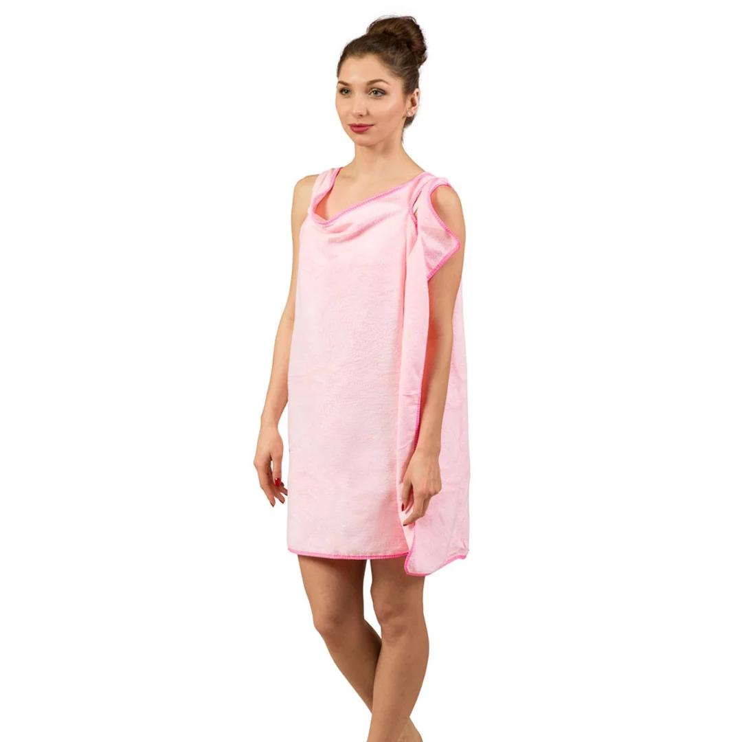 Ręczniko - Szlafrok róż ręcznik kilt do sauny SPA — zdjęcie 2