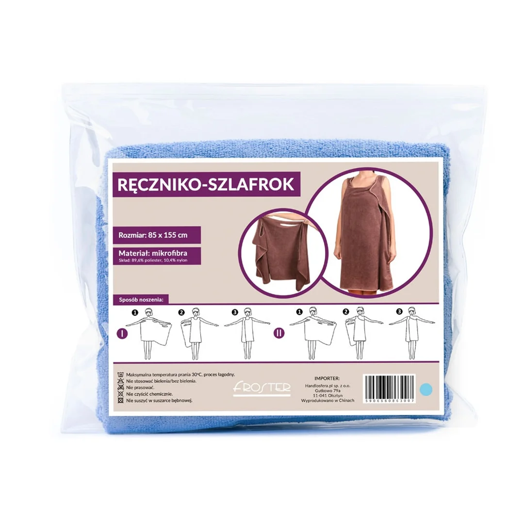 Ręczniko - Szlafrok róż ręcznik kilt do sauny SPA — zdjęcie 5