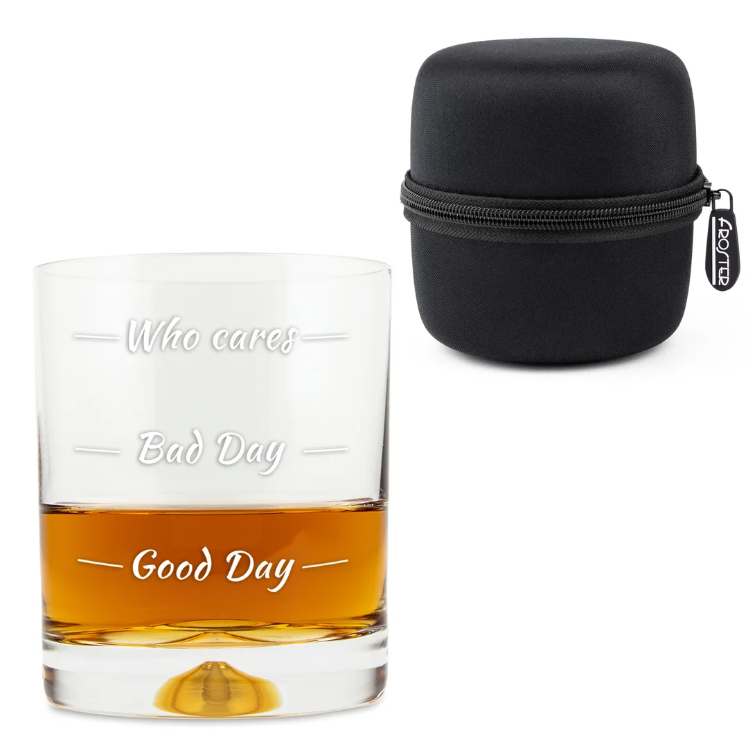 Szklanka do whisky Who cares wieczór kawalerski — zdjęcie 2