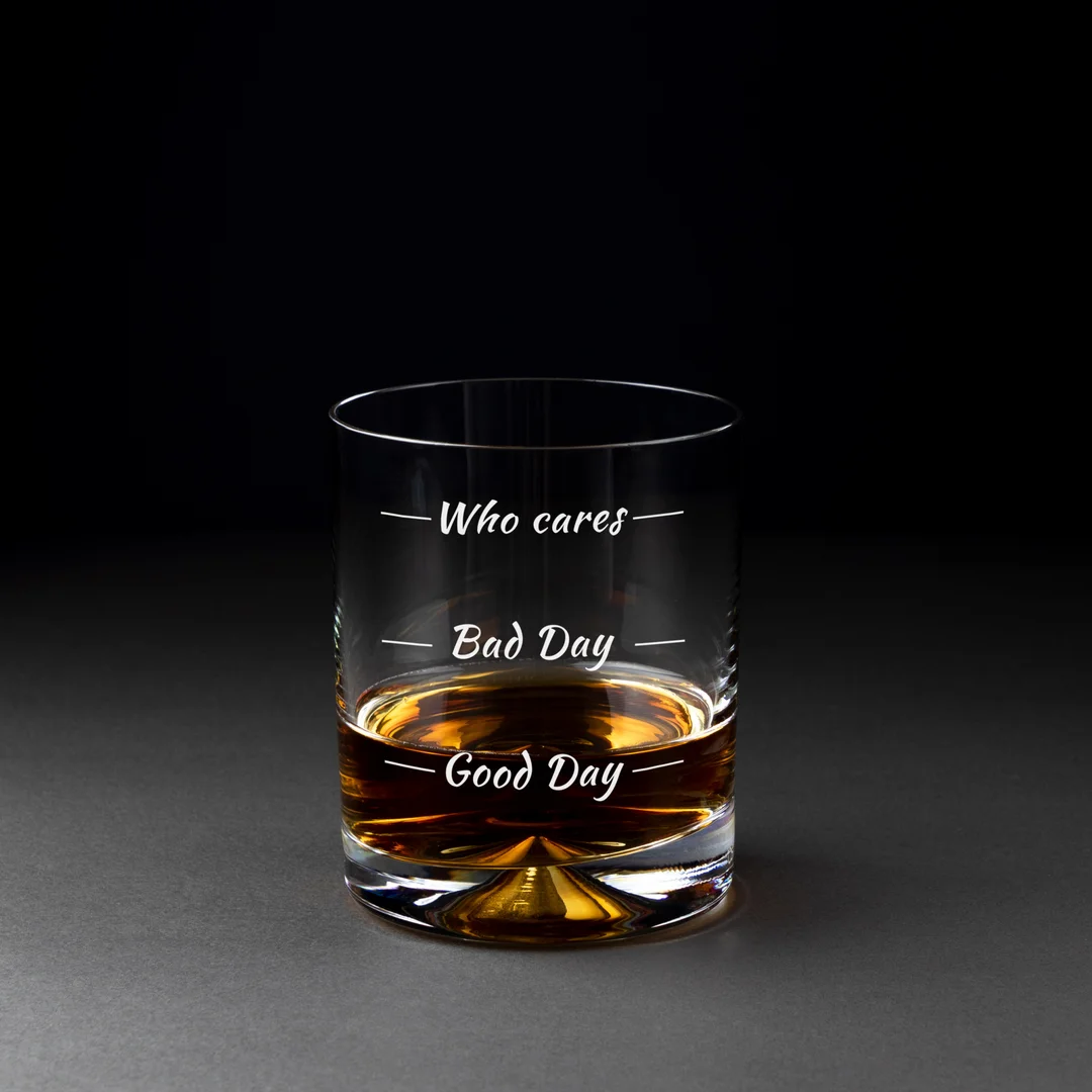 Szklanka do whisky Who cares wieczór kawalerski — zdjęcie 6