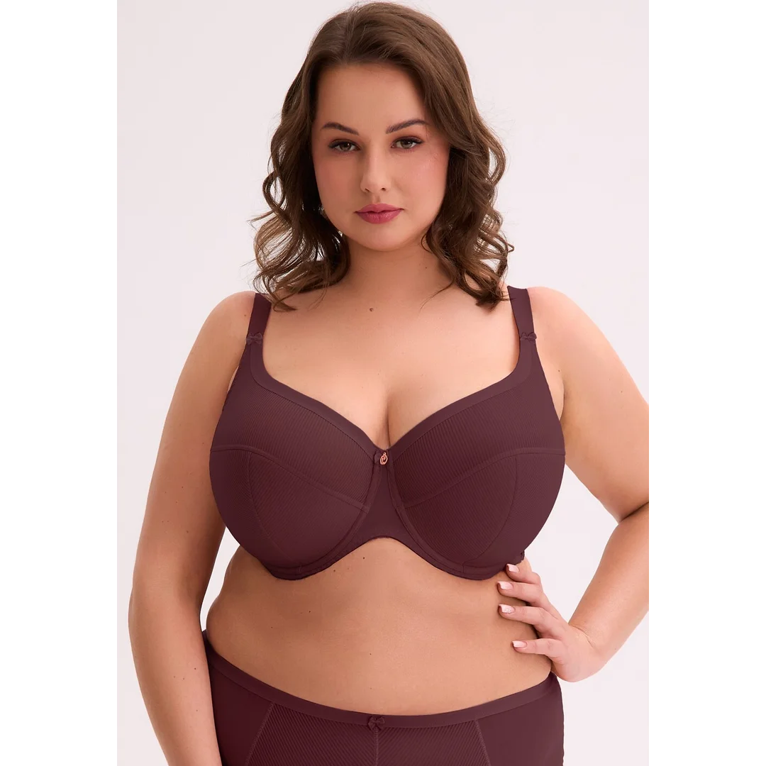 BIUSTONOSZ SEMI-SOFT SONIA MAXI BSM 1058 WINO