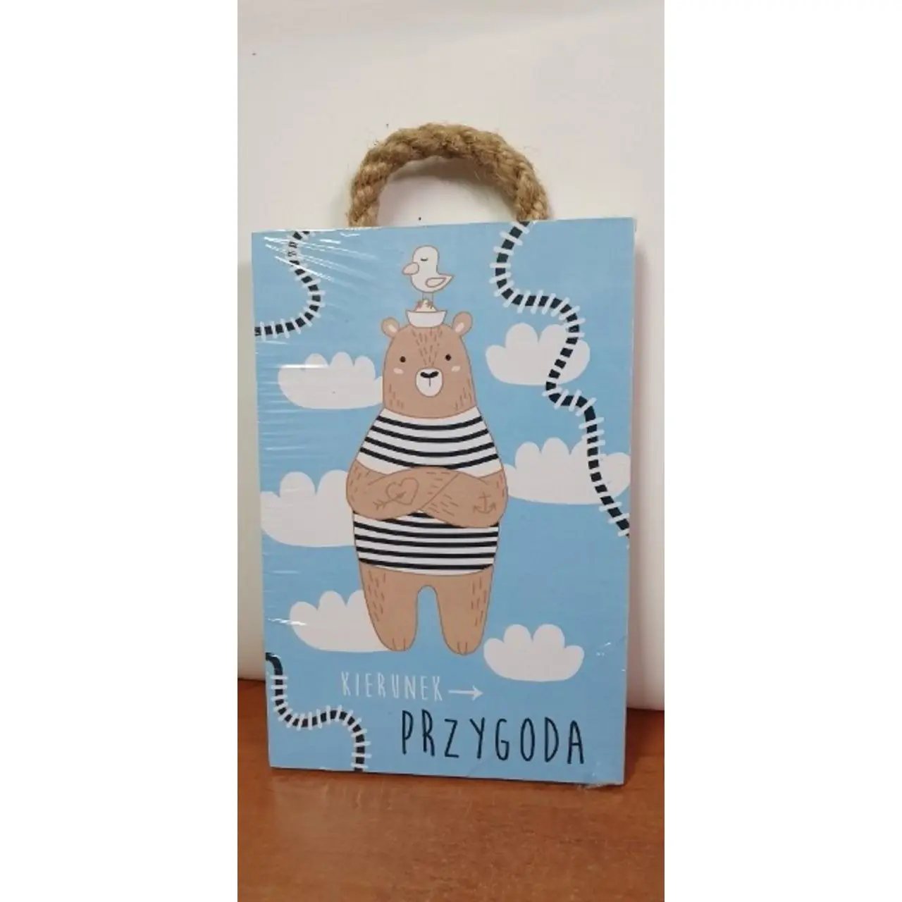tabliczka/obraz do zawieszenia 10x15 KIERUNEK PRZYGODA