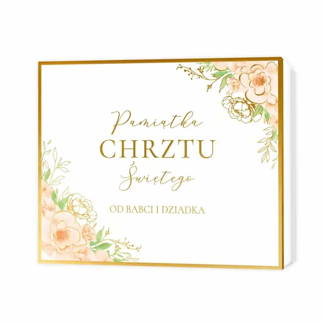 pudełko prezentowe Chrzest Święty - 39 od Babci i Dziadka