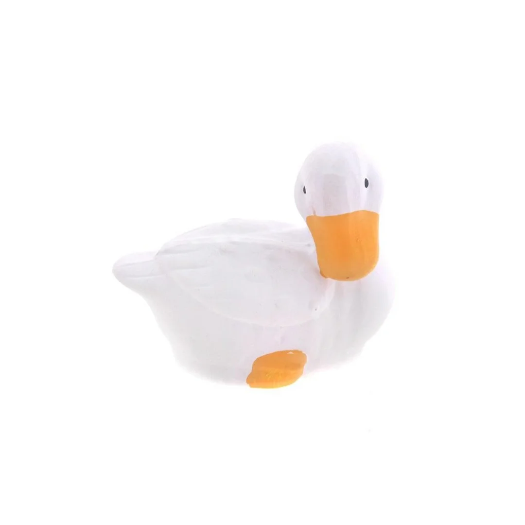 figurka ogrodowa ceramiczna kaczka 19cm