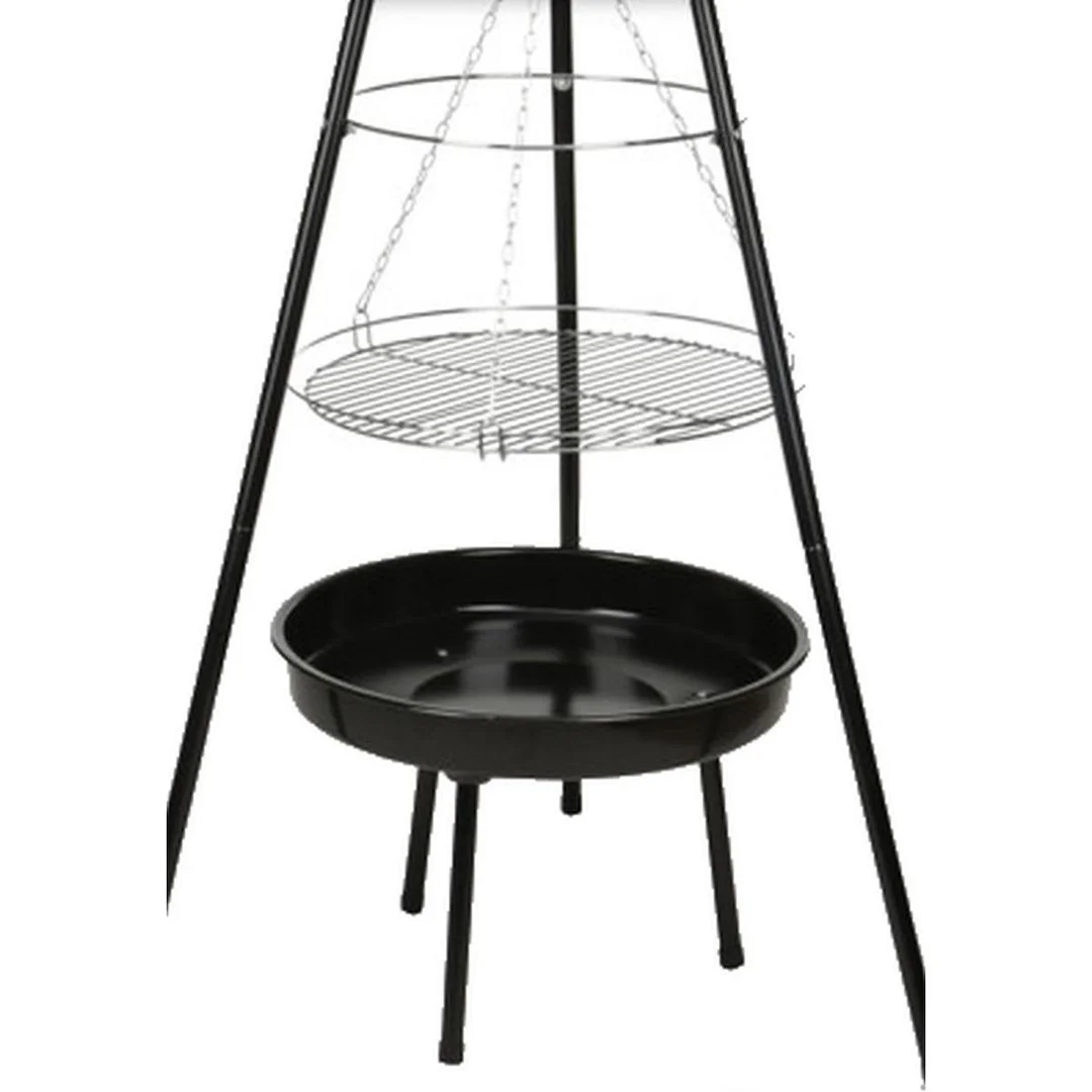 GRILL OGRODOWY WISZĄCY NA TRÓJNOGU 52CM - 8