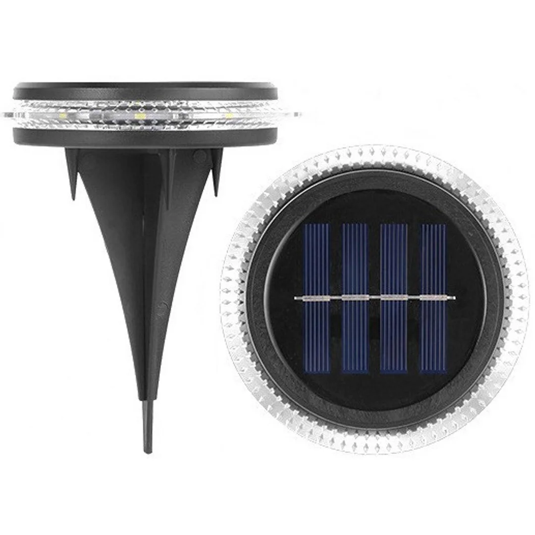 LAMPY SOLARNE DYSKOWE DO WBICIA W GRUNT LUB MONTAŻU NA ŚCIANIE KPL.2SZT - 19