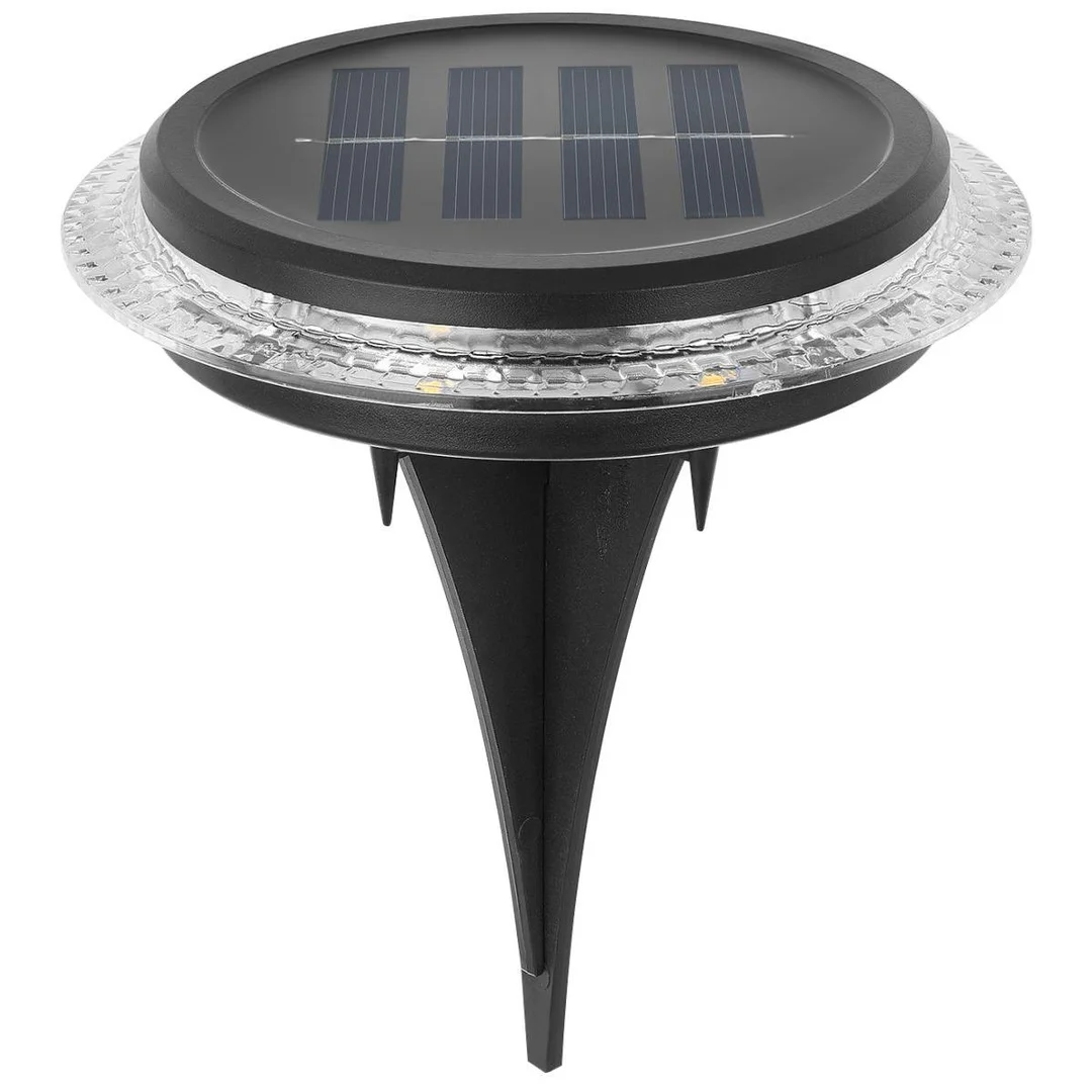 LAMPY SOLARNE DYSKOWE DO WBICIA W GRUNT LUB MONTAŻU NA ŚCIANIE KPL.2SZT - 25