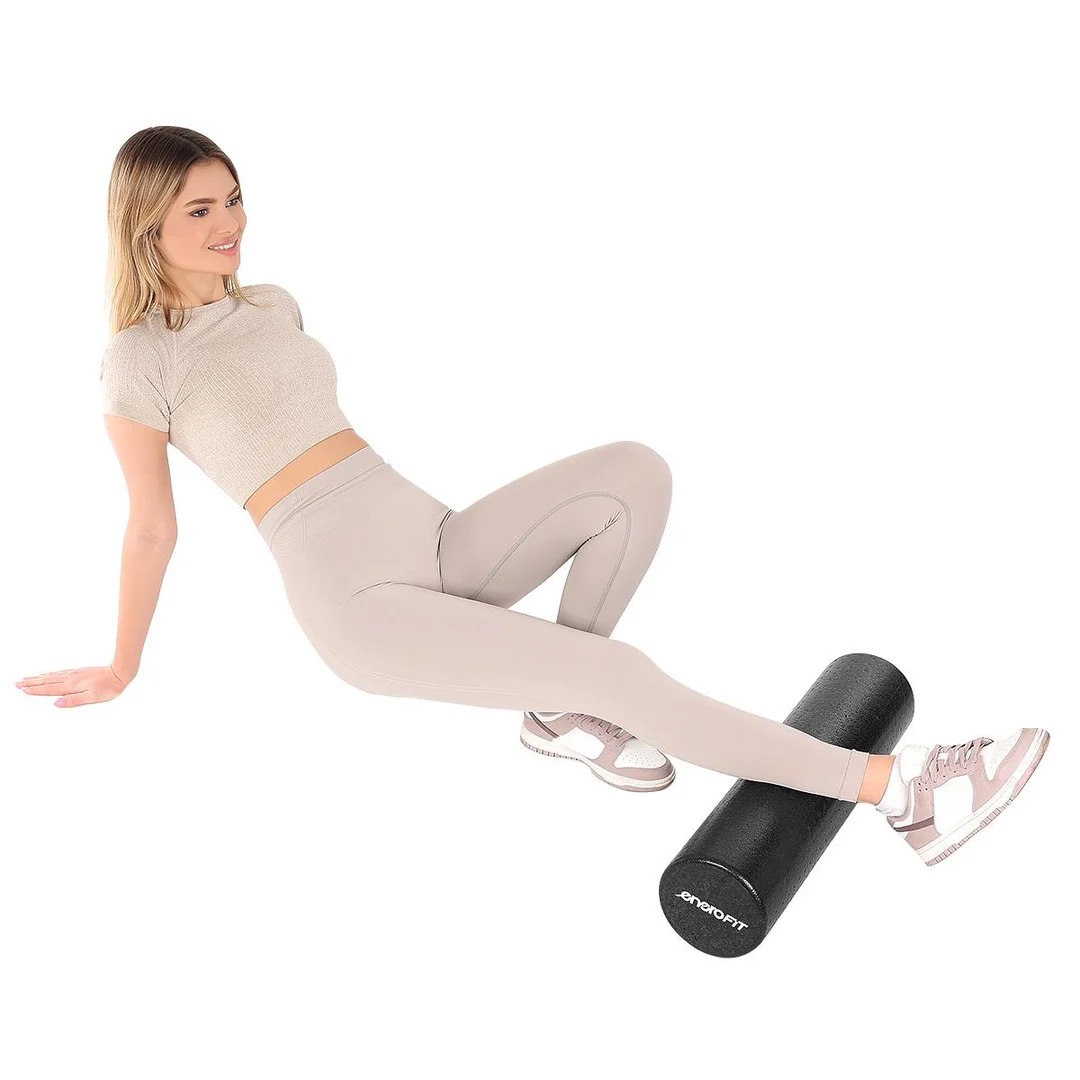 WAŁEK ROLLER FITNESS JOGA EPP CZARNY 15x90CM ENERO FIT - 11