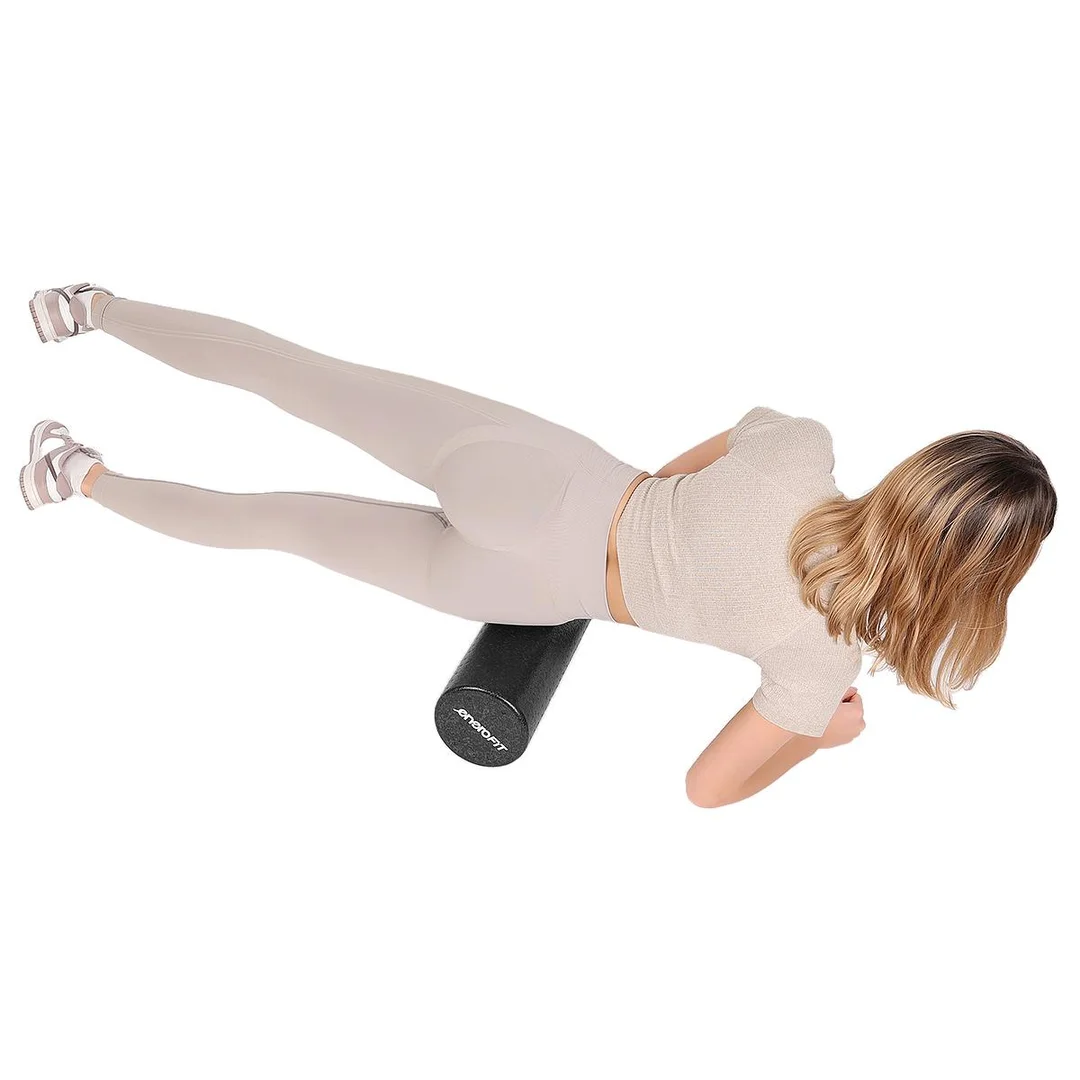 WAŁEK ROLLER FITNESS JOGA EPP CZARNY 15x90CM ENERO FIT - 12