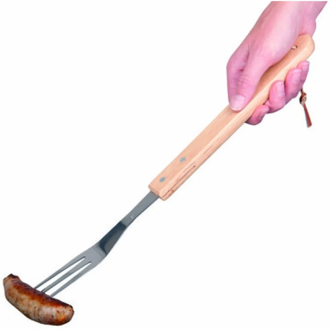 WIDELEC DO GRILLA 46CM Z DREWNIANĄ RĄCZKĄ - 8