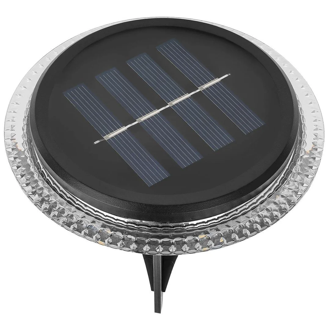 LAMPY SOLARNE DYSKOWE DO WBICIA W GRUNT LUB MONTAŻU NA ŚCIANIE KPL.2SZT - 15