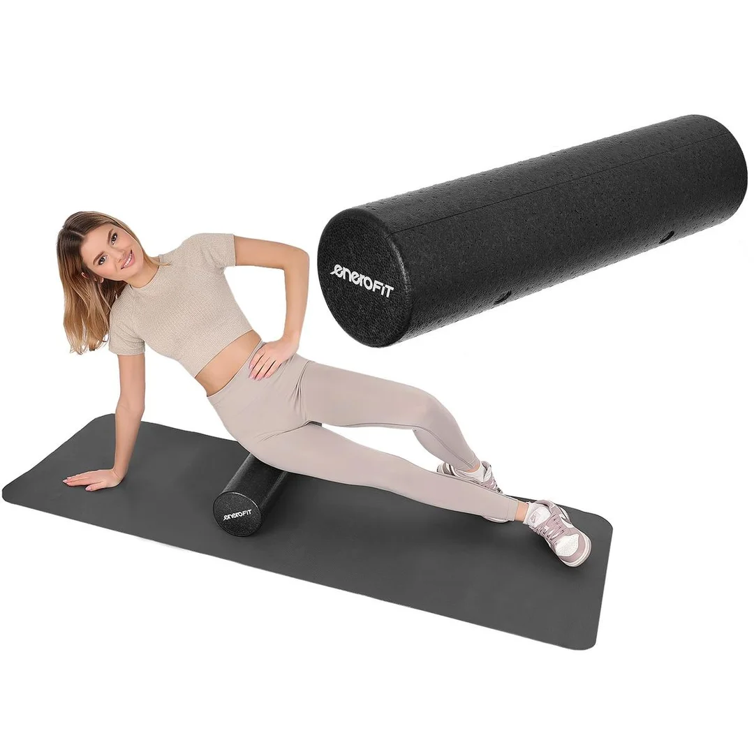 WAŁEK ROLLER FITNESS JOGA EPP CZARNY 15x90CM ENERO FIT - 1