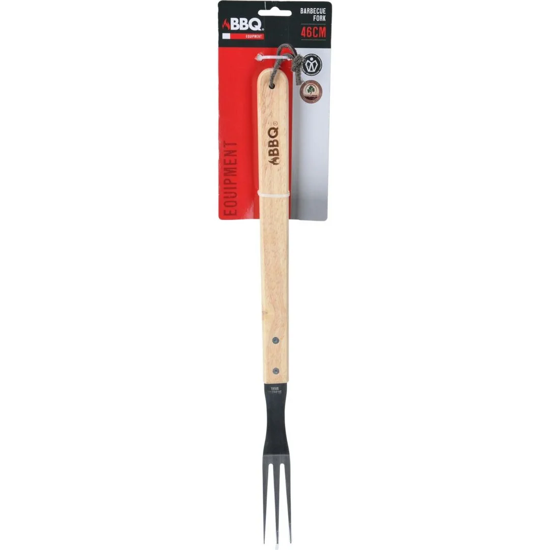 WIDELEC DO GRILLA 46CM Z DREWNIANĄ RĄCZKĄ - 4