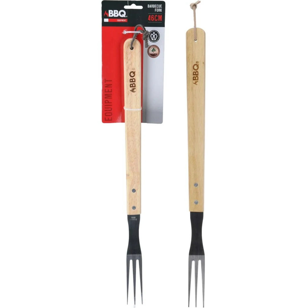 WIDELEC DO GRILLA 46CM Z DREWNIANĄ RĄCZKĄ - 6