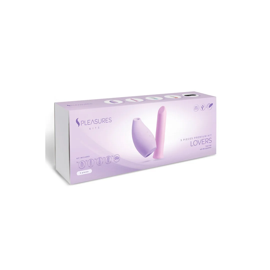 ZESTAW ZABAWEK LOVERS KIT - PURPLE & PURPLE