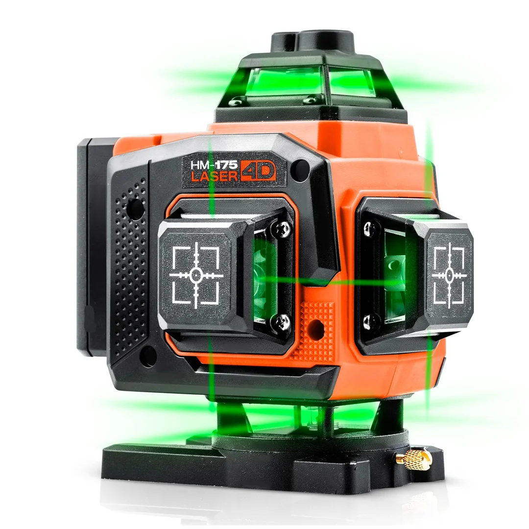 Poziomica laserowa laser krzyżowy w walizce + akcesoria Humberg HM-175 - 15