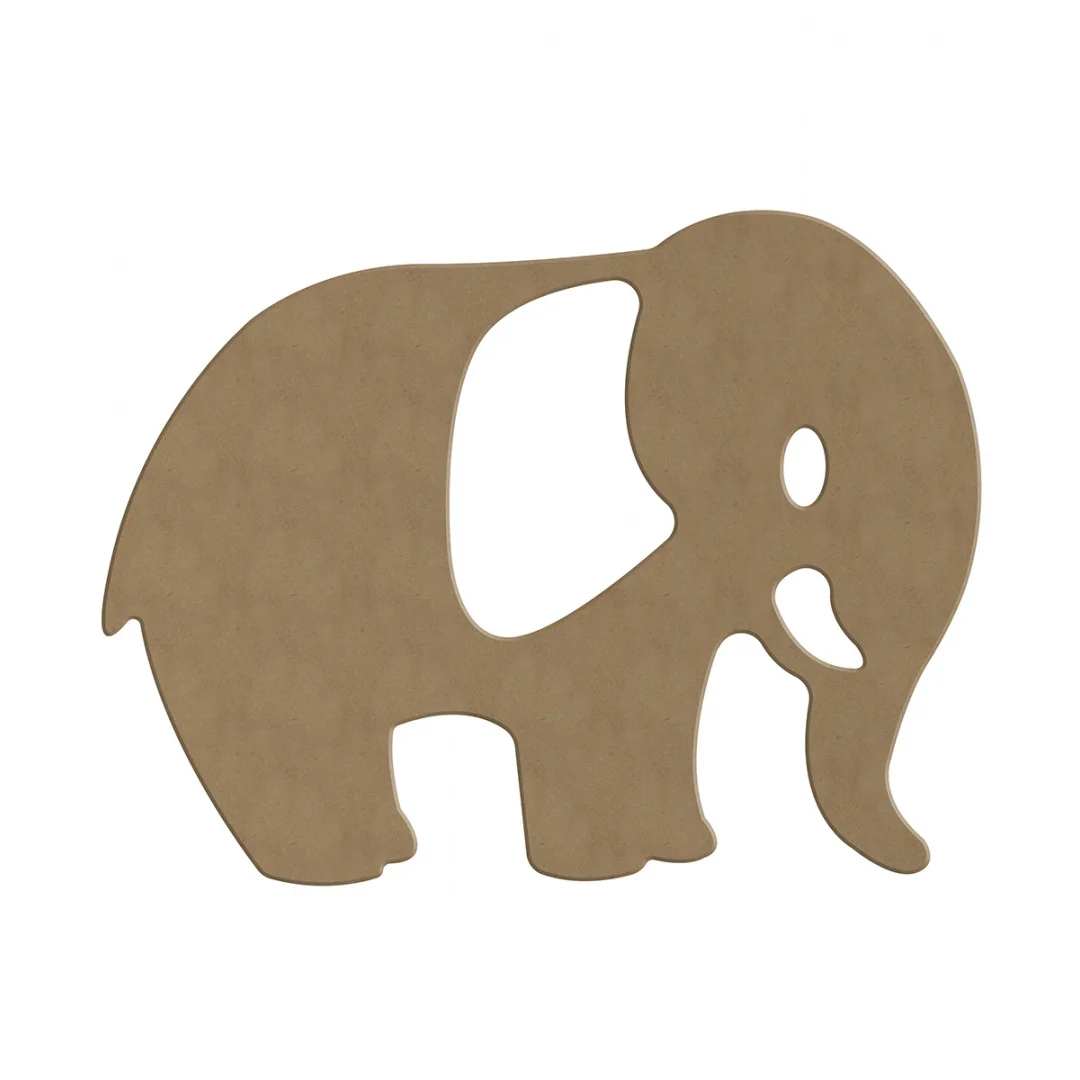 Dekoracja z MDF Słoń 25,5x19,5 cm
