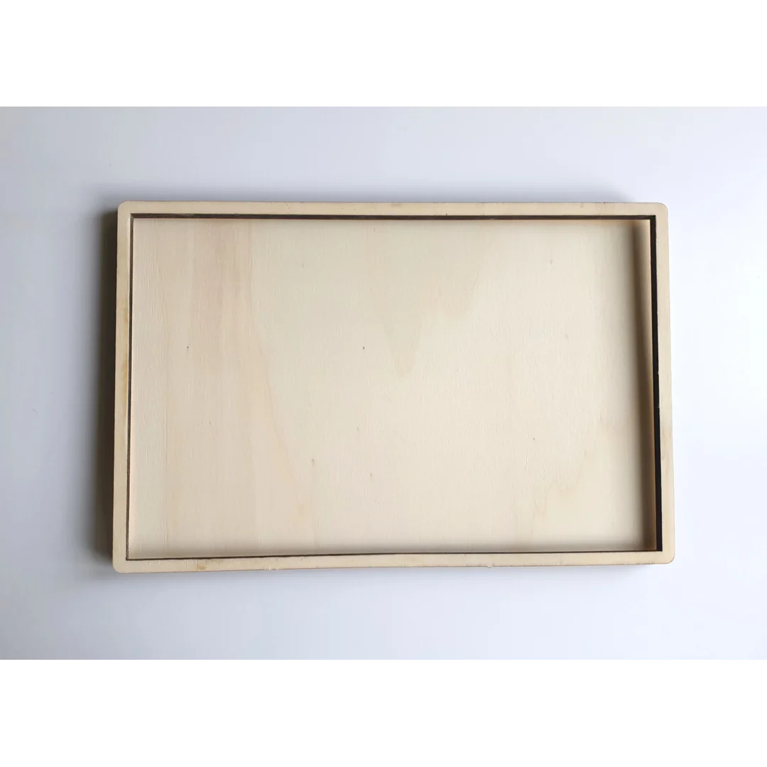 Taca Prostokątna ze sklejki 195x295 mm