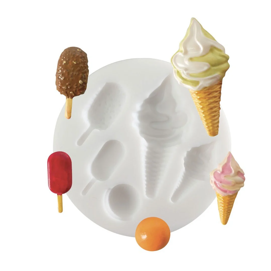 Foremka Silikonowa D: 7 cm Lody — zdjęcie 3