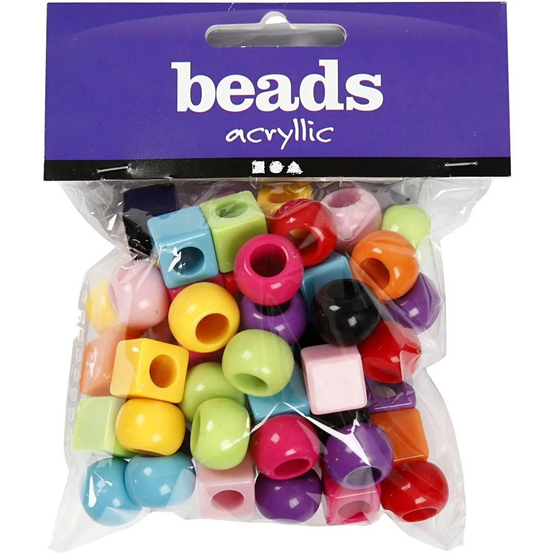 Koraliki plastikowe Multi mix D:11mm 75g — zdjęcie 2