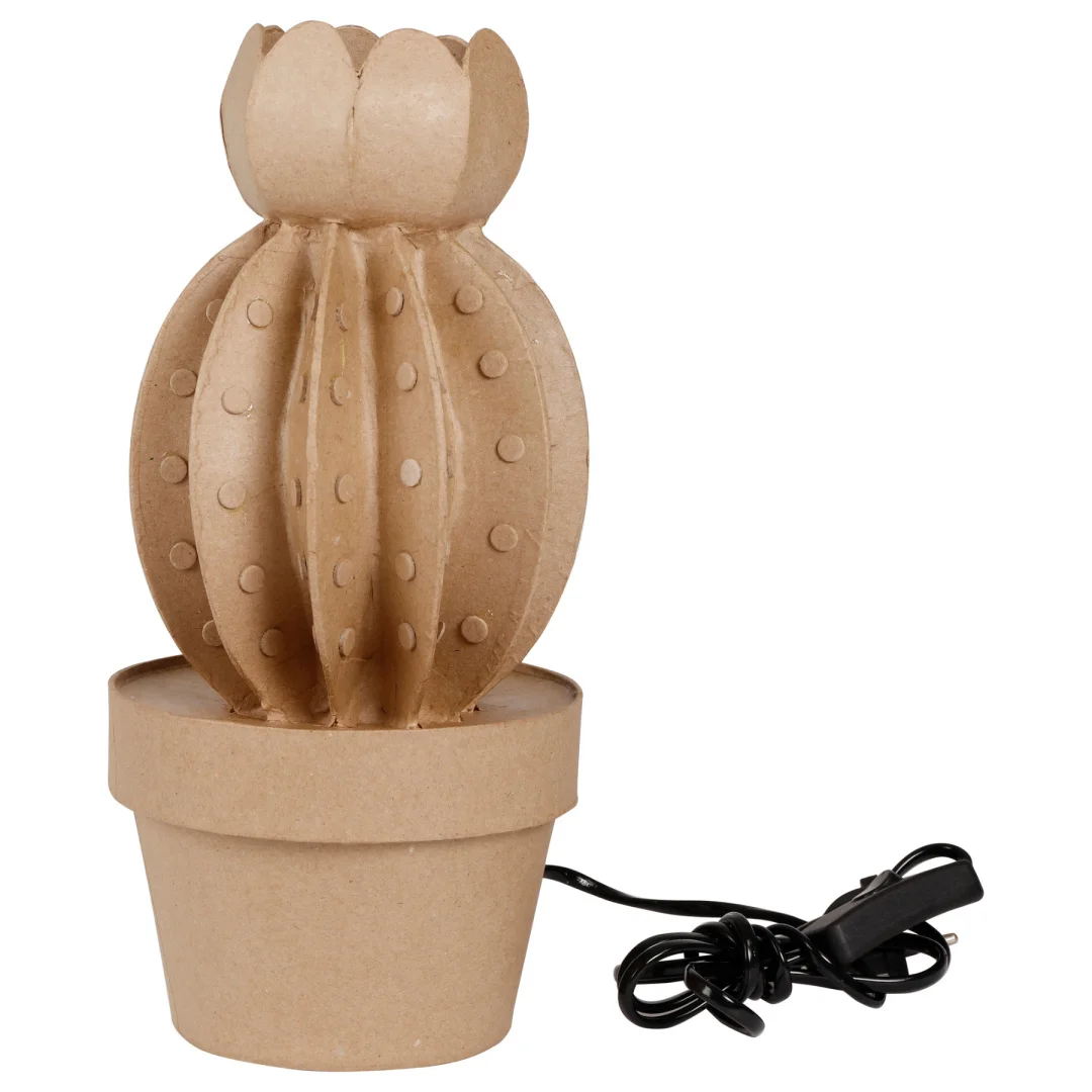 Lampa z papier-mache Kaktus — zdjęcie 2