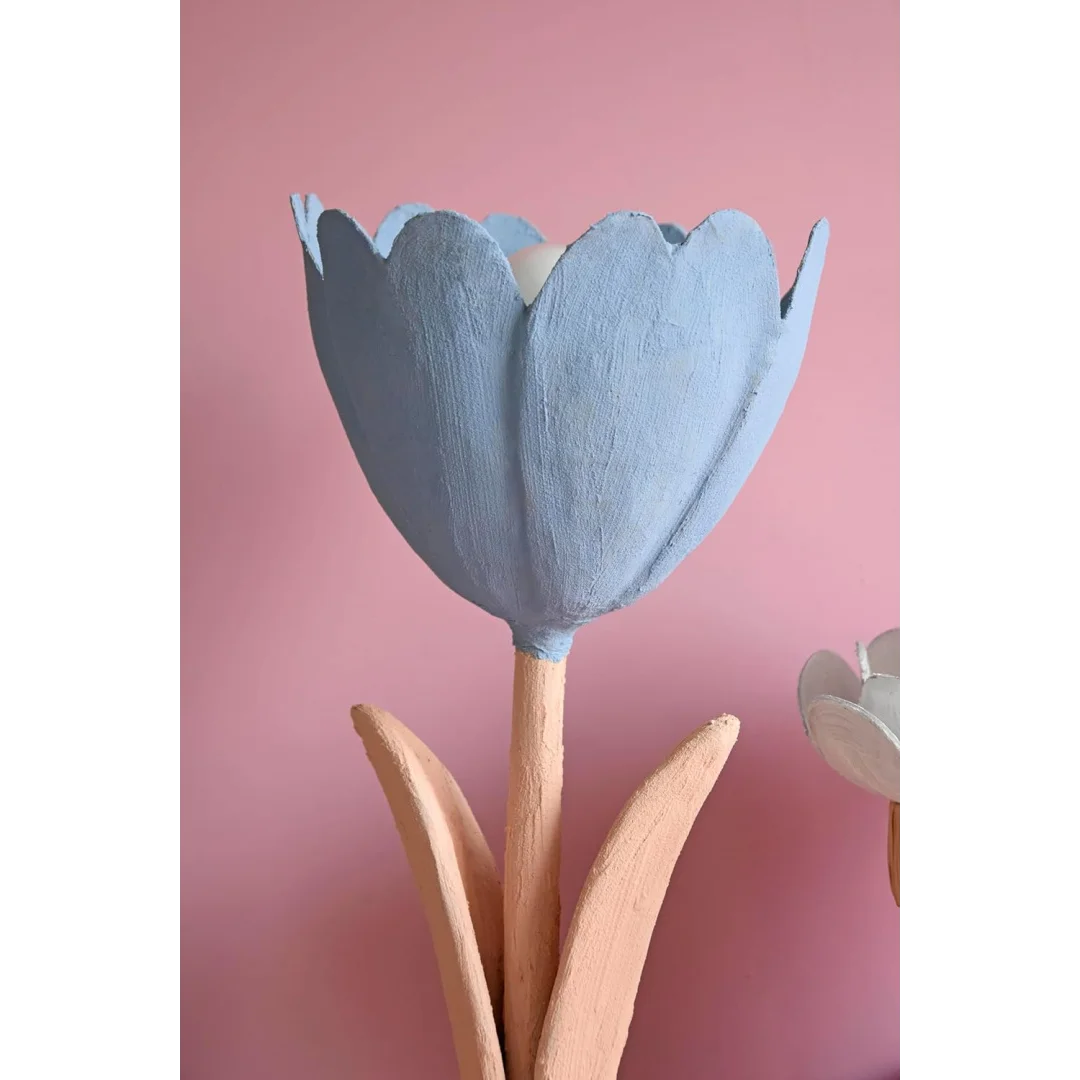 Lampa z papier-mache Tulipan — zdjęcie 2